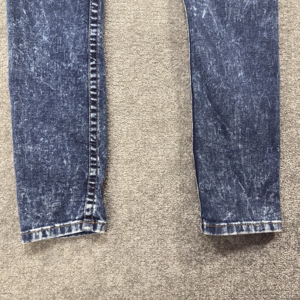 Women’s Blue Washed Slim Fit Jeans - Picture 9 of 10